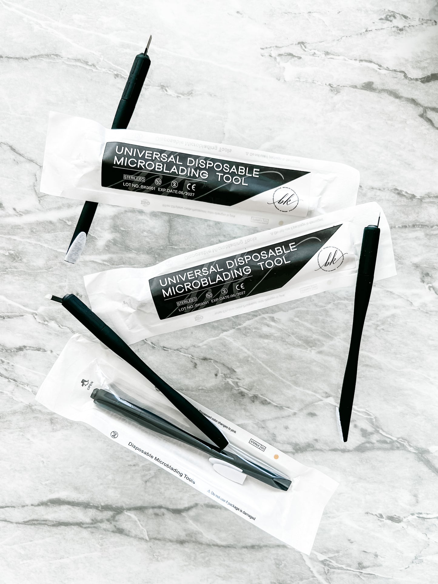 individually packaged sterile eco-friendly disposable microblading handles for pmu artists